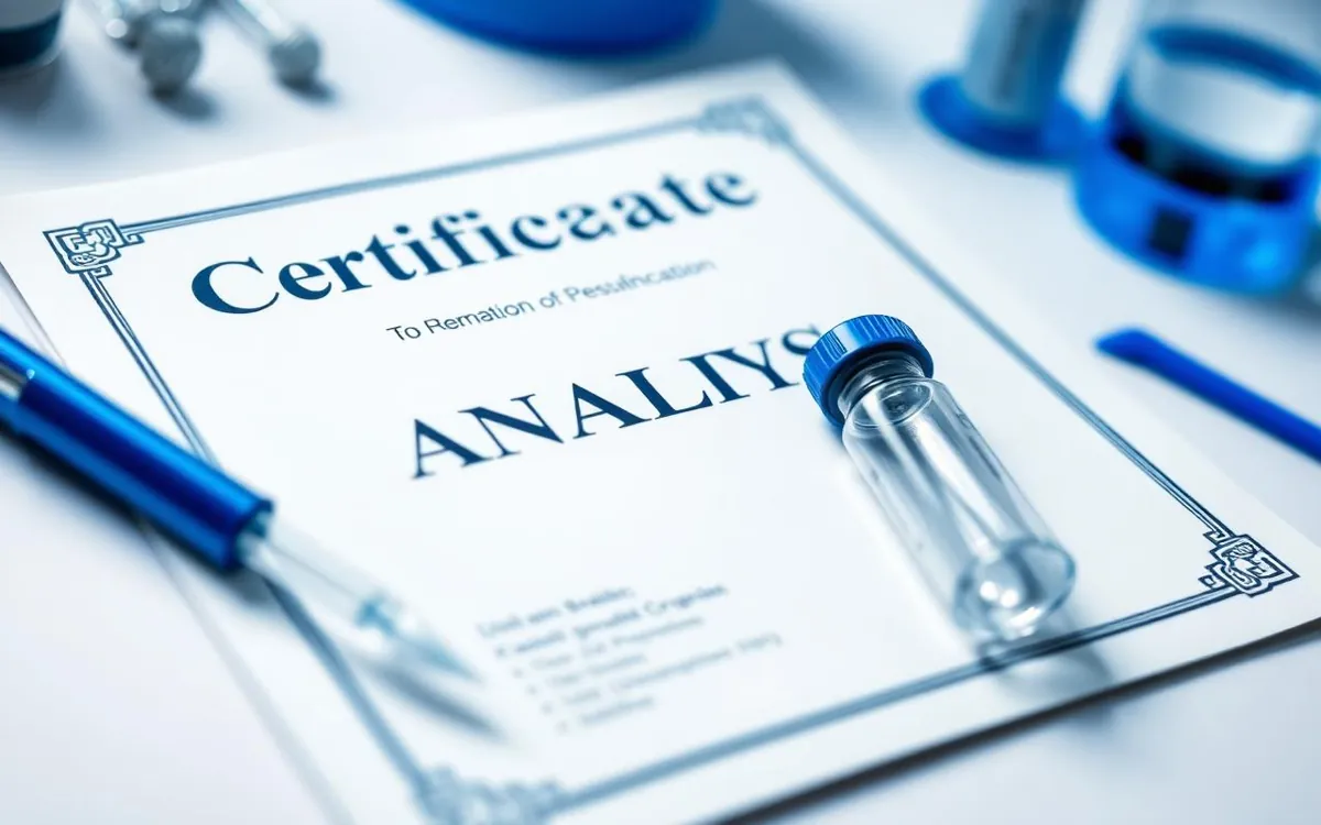 Certificate of Analysis
